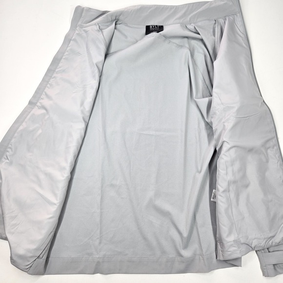 BYLT Mens Skyline Full Zip Jacket Gray XL X-Large‎ Golf Performance Athletic - Picture 5 of 9